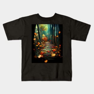 Autumn magical forest Kids T-Shirt